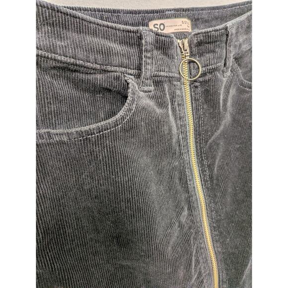 So Corduroy Zip Front Skirt Women's Sz 5 Brown Retro Y2k 90's Preppy Clueless - Picture 2 of 12